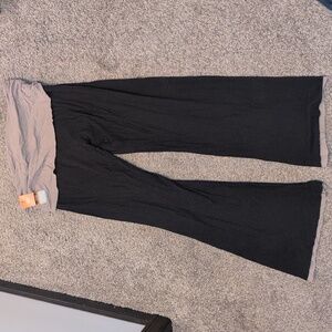 Lucy Fold Over Reversible Palazzo Pants Xl